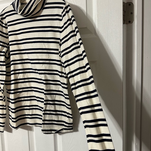 The Talbots Tee Striped Turtleneck - Picture 7 of 13